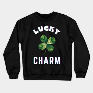 Four petal clover Leaf - Lucky Charm Crewneck Sweatshirt